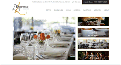 Desktop Screenshot of lespressobarmercurio.com